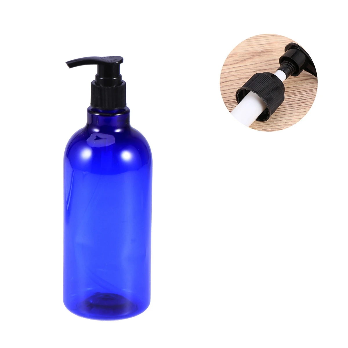 

2pcs 500ml Shampoo Travel Bottles Square Liquid Dispenser Reusable PET PP Material Thick Bottle Pump Eco Friendly Refillable