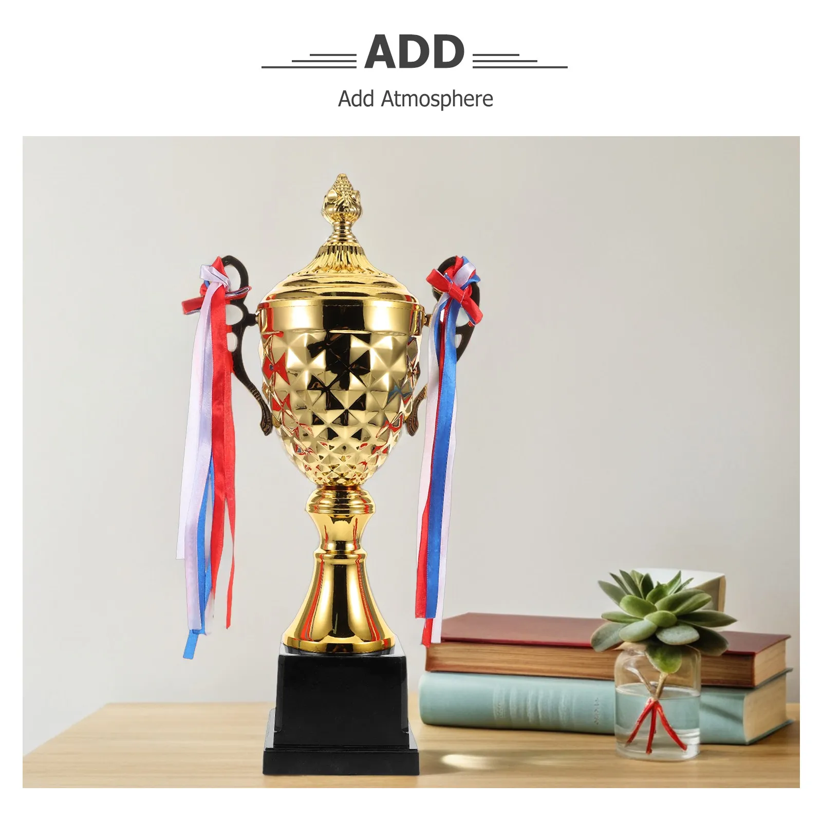 Metal Sports Trophy Creative Design for Competitions Awards Ceremonies Large Gold Trophy Cup for Sports Events Collection