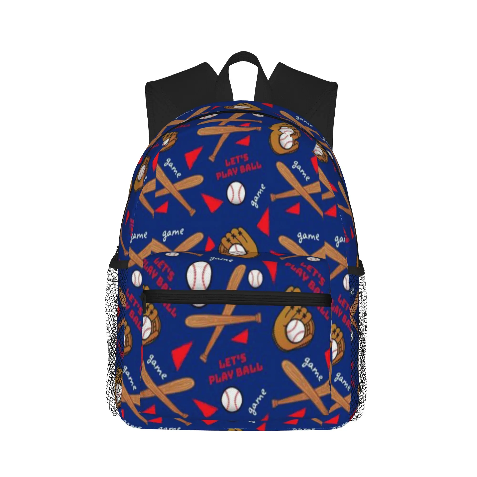 Let s Play Baseball Pattern  Casual Backpack for Students and Adults Backpacks