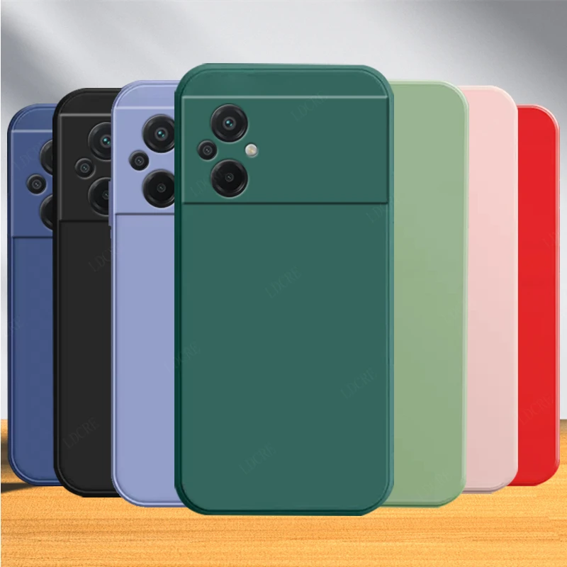 For Cover Xiaomi Poco M5 Case For Poco M5 Capas Liquid Silicone New Back Shockproof Soft TPU Case For Poco M4 5G M5 M5S Fundas