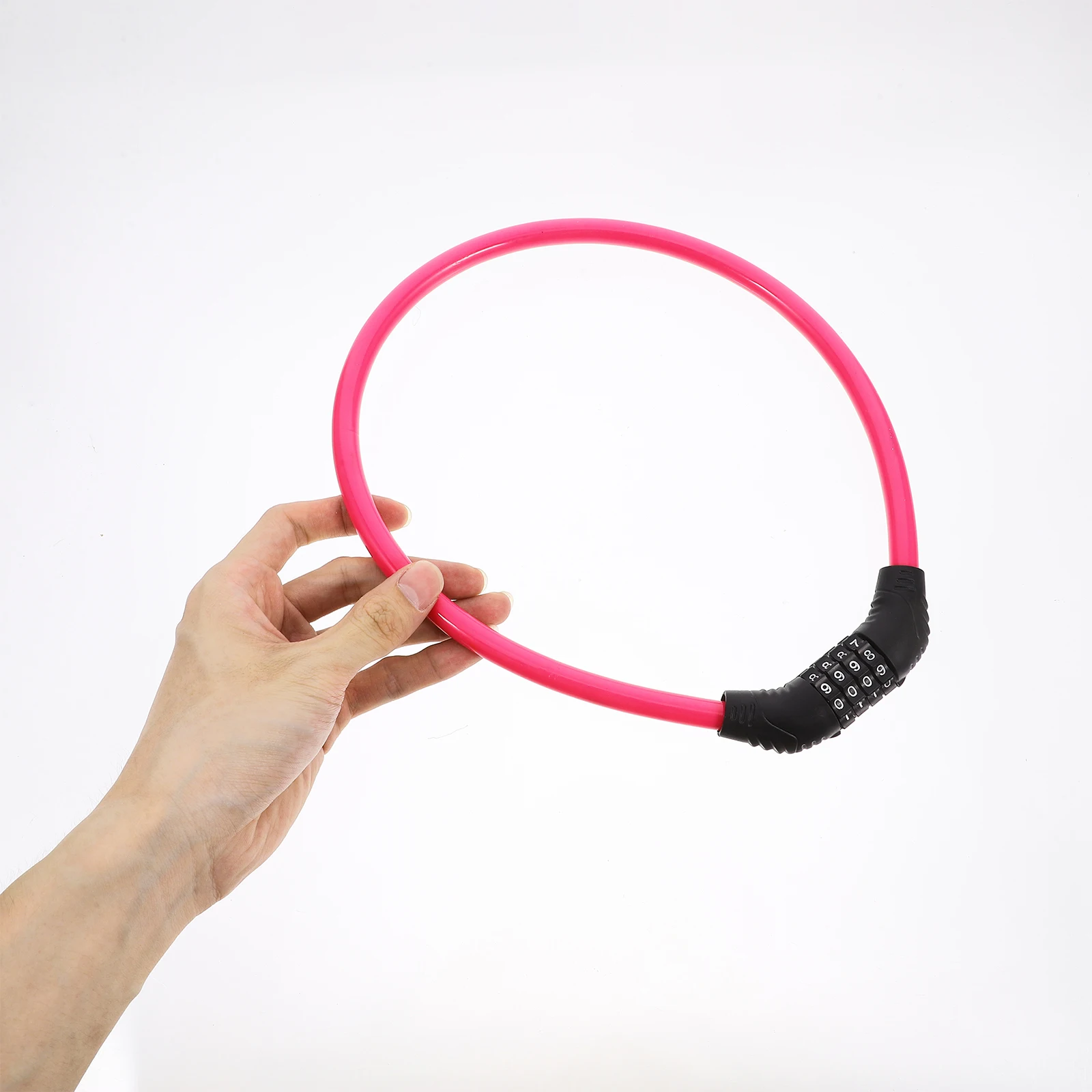 

Bicycle Lock Cable Locks for Bikes Motorcycles Security Anti-theft Device Travel Sturdy Durable Steel ABS Material Key Locking