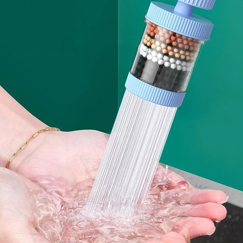 Universal Faucet Tap Filter Splashproof 360 Degree Rotation Water Saving Bubbler For Home Kitchen Bathroom 6 Layers Tap Purifier