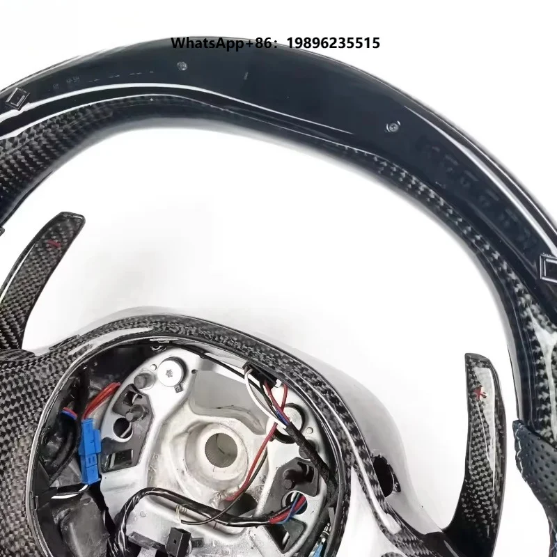 Luxury Custom Carbon Fiber LED Steering Wheel  G20 G30 G37 G01 F90 G11 G12 G80 G38 G02 F97 F98 Upgraded Sports Version