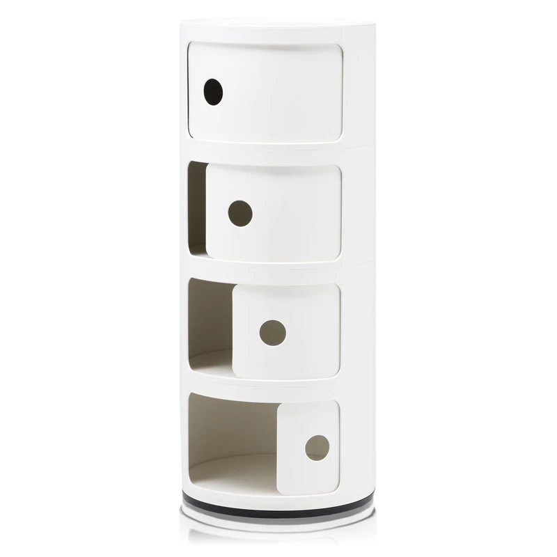 

Italian 4-story locker, bedroom living room bedside table, storage cabinet, bedside table