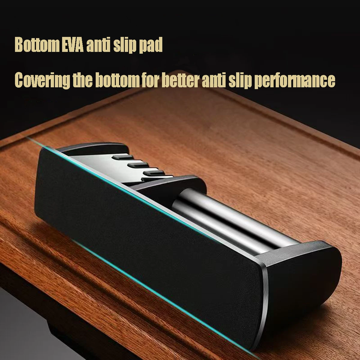 

4-Stage Knife Sharpener for Kitchen, Professional Manual Sharpening Tool for Knives & Scissors, Specialized grinding scissors