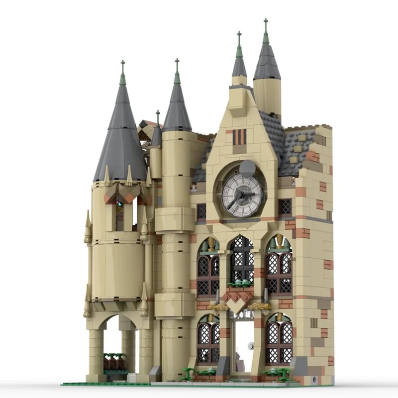 Moc قوالب بناء علم الفلك وبرج الساعة وزارة الدفاع نموذج التكنولوجيا وحدات المشهد الشهير لعبة المكعبات لتقوم بها بنفسك تجميع هدايا عيد الميلاد #2