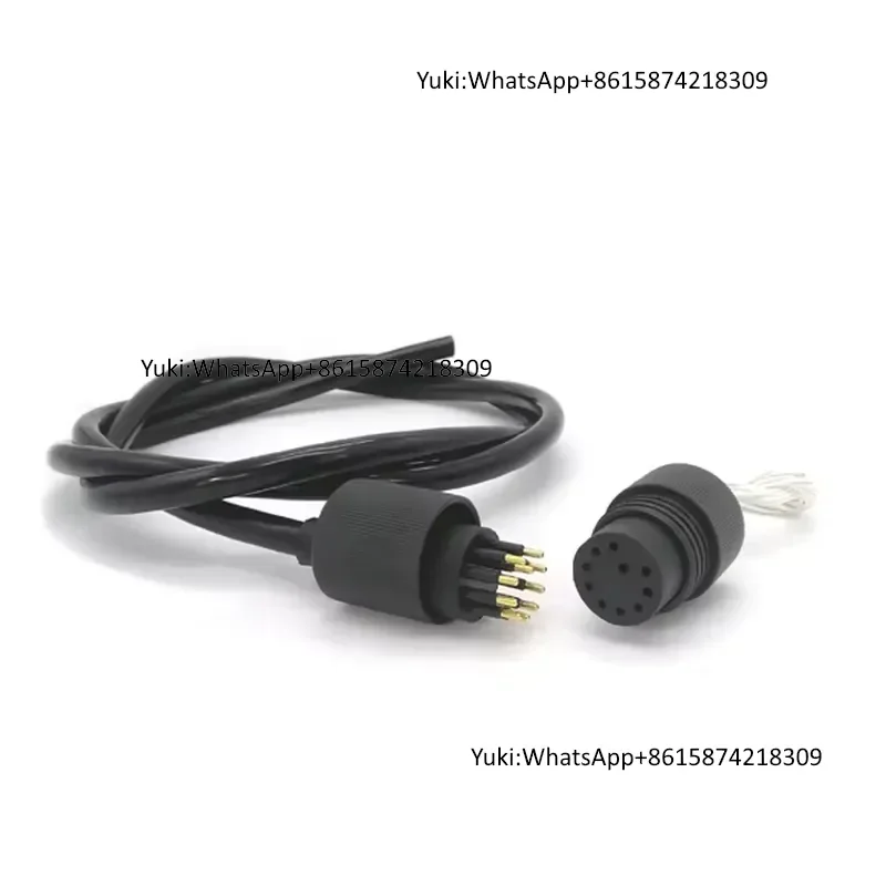 IP69K Waterproof IL10M IL10F Inline Rubber Cable BH10M BH10F Stainless Steel Socket Subconn Underwater Connector for ROV