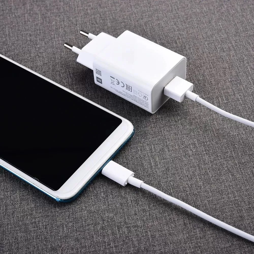 Xiaomi 33W Charger 6A Quick Charging QC 3.0 Fast Turbo Charge Mobile Phone Charger Adapter USB Type C Cable For Samsung Xiaomi