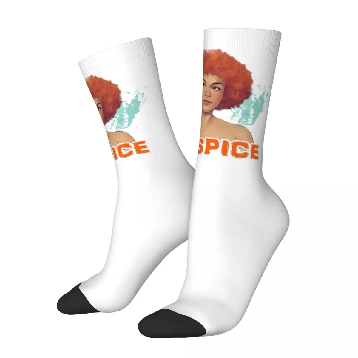 

Ice Spice Socks Cartoon Art Fashion Stockings Couple Medium Soft Outdoor Sports Socks Autumn Graphic Non Skid Socks