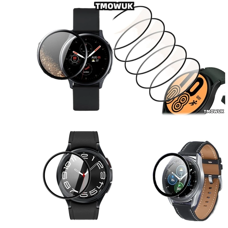 

For Samsung Galaxy Watch 4 5 6 7 Ultra FE PRO Screen Film Curved Soft Flexible Full Cover