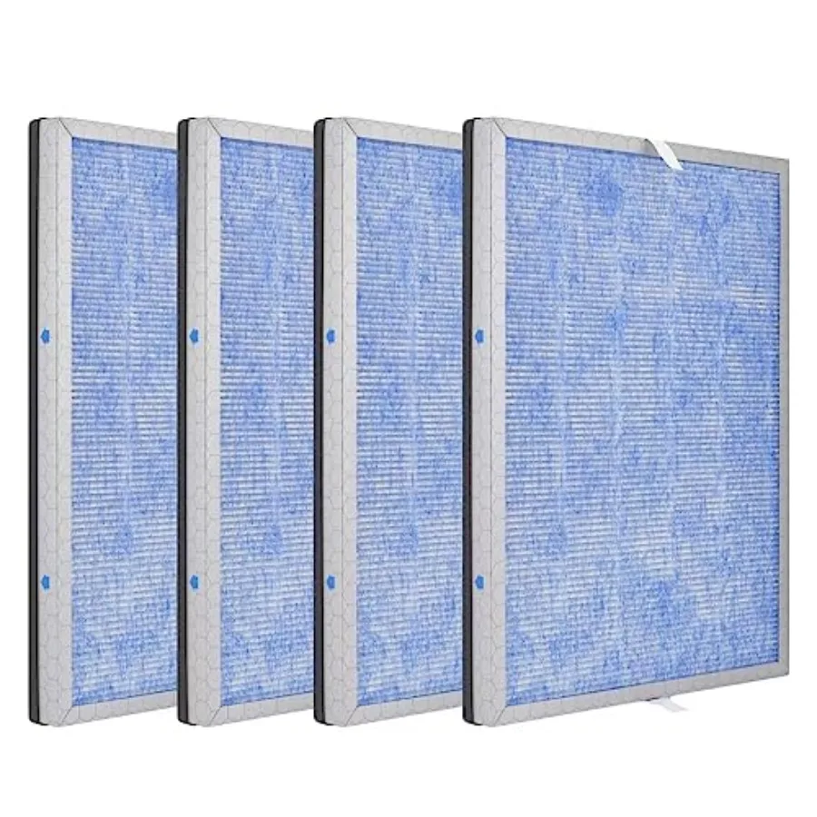 

Upgraded Air Purifier Replacement, Compatible with Membrane Solutions Air Purifier MSA3 and MSA3S, 3-in-1 H13 True HEPA Filter