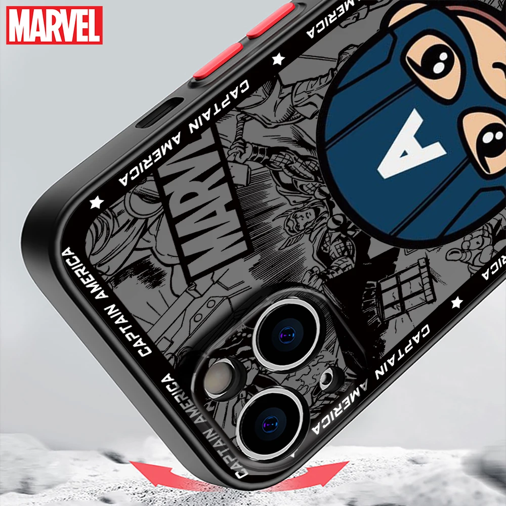 Cartoon Marvel Spiderman Groot Phone Case for iPhone 16 15 Pro Max 14 Plus 13 12 11 Pro Max SE 7 8 14 Pro XR X XS 15Pro 12 Mini