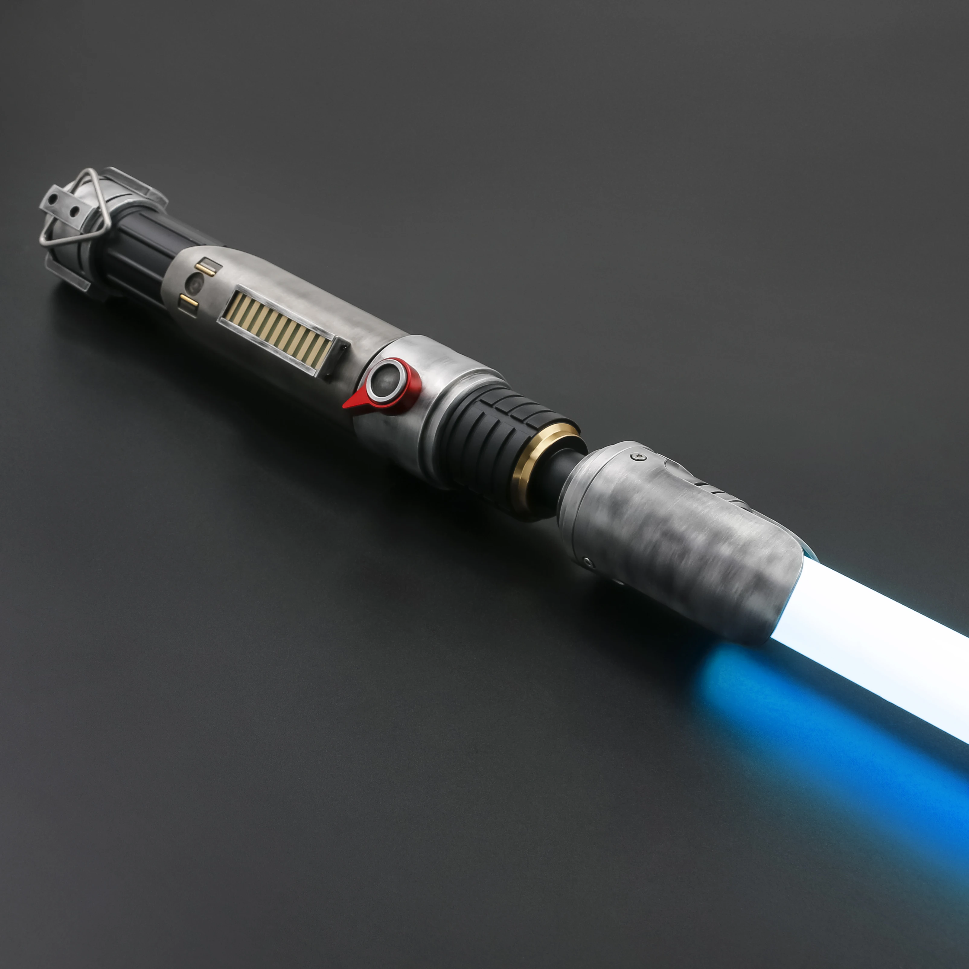 TXQSABER Replica Lightsaber Ezra EP2-Weathered Heavy Dueling Light Sword Metal Hilt Smooth Swing FOC Lasersword Toys for Adult