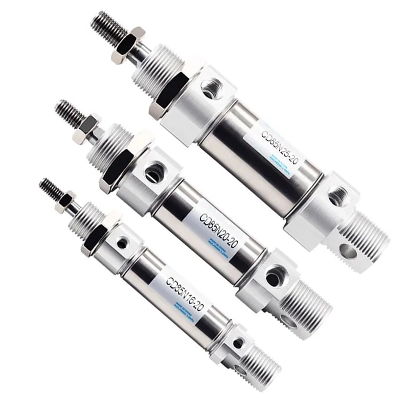 SMC Type CD85N/C85N10 12 16 20 25 normes ISO pneumatique Standard d'air simple tige Mini cylindre Double effet course 10-225mm