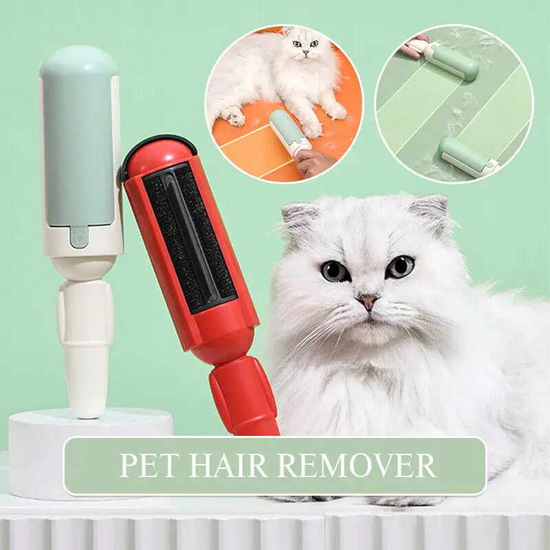 Pet Hair Remover Roller Hair Brush Dog Cat Self Cleaning Scraper Fur Removal Multi-purpose Brush Cat Dog Hair Sticker Roller New