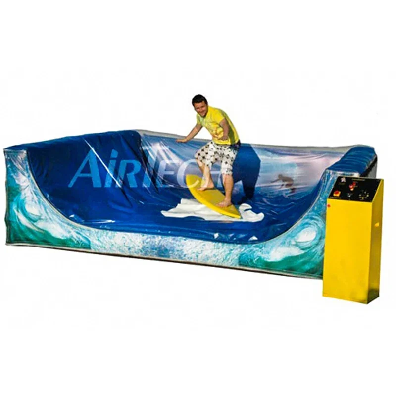 Exciting inflatable surf machine mechanical surfboard snowboard simulator