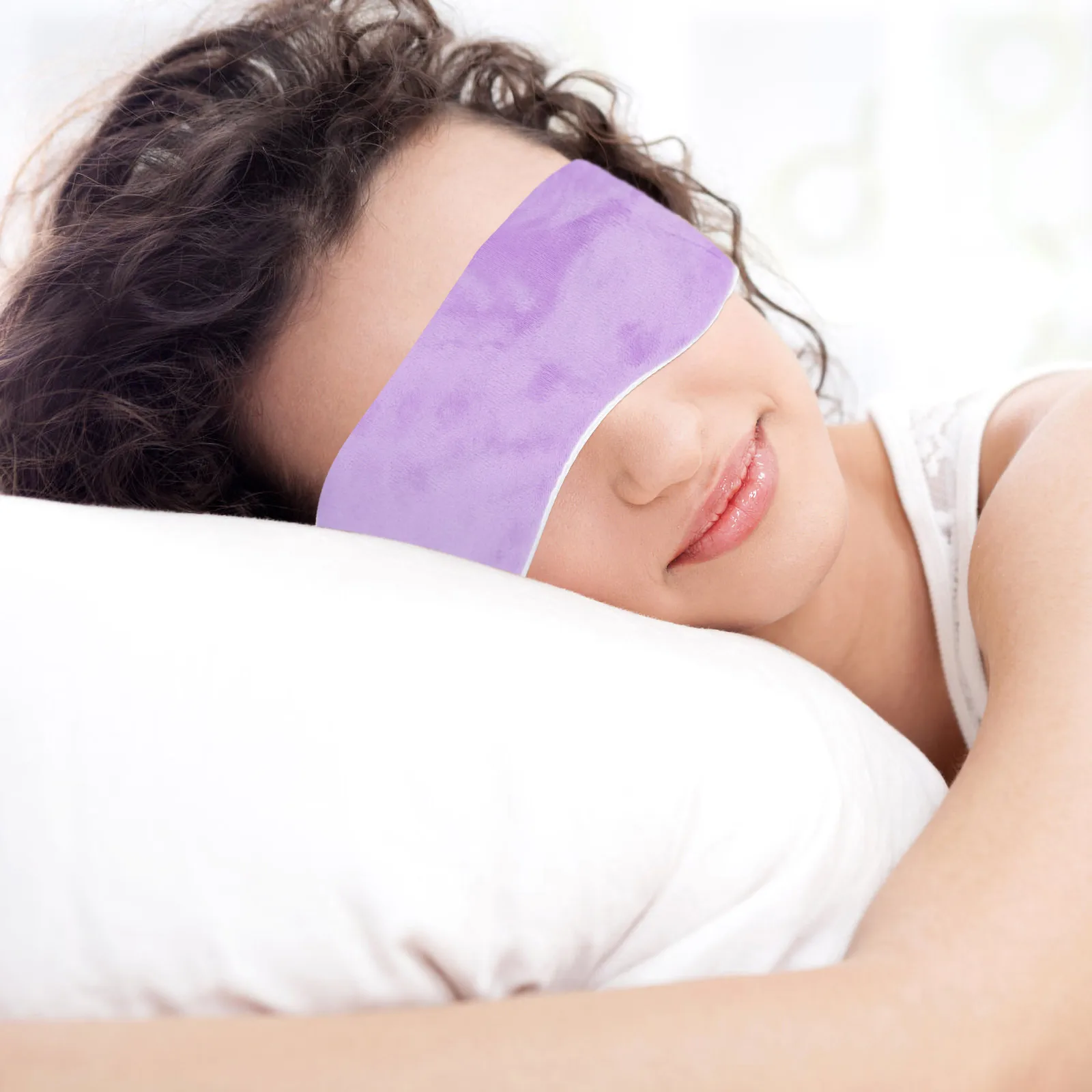 

1 шт. USB-маска для глаз с подогревом, мягкая дышащая ткань премиум-класса, светоблокирующая крышка для сна для релаксации и глубокого облегчения сна