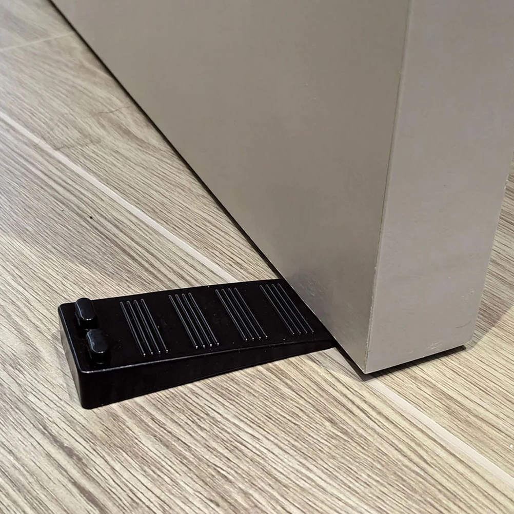 

4pcs Stackable Stopper Wedge Heavy Duty Floor Stops For Safety Bedroom Door Stopper Non-Marking Door Wedge Block