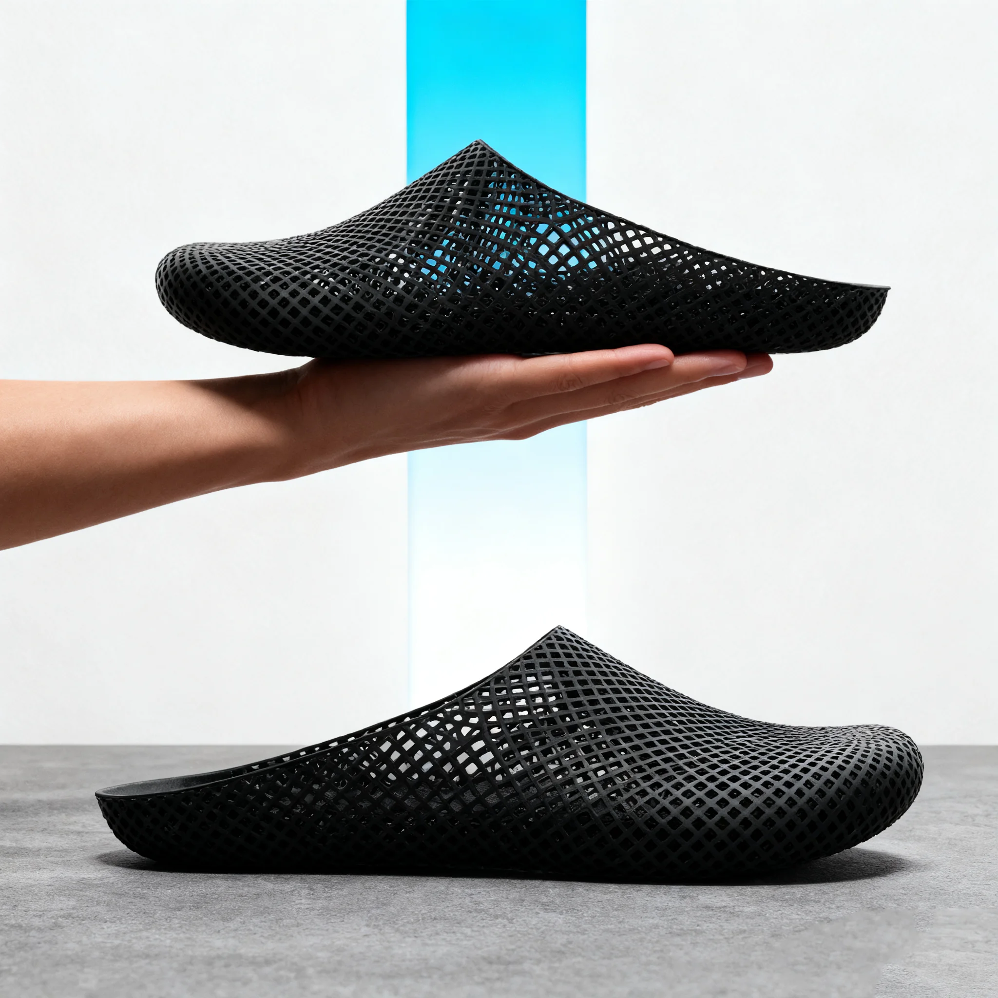 

Home Slippers Beach Shoes New Technology 3D Printing Shoes. Summer Breathable for Daily Life Customizable According To Your Foot