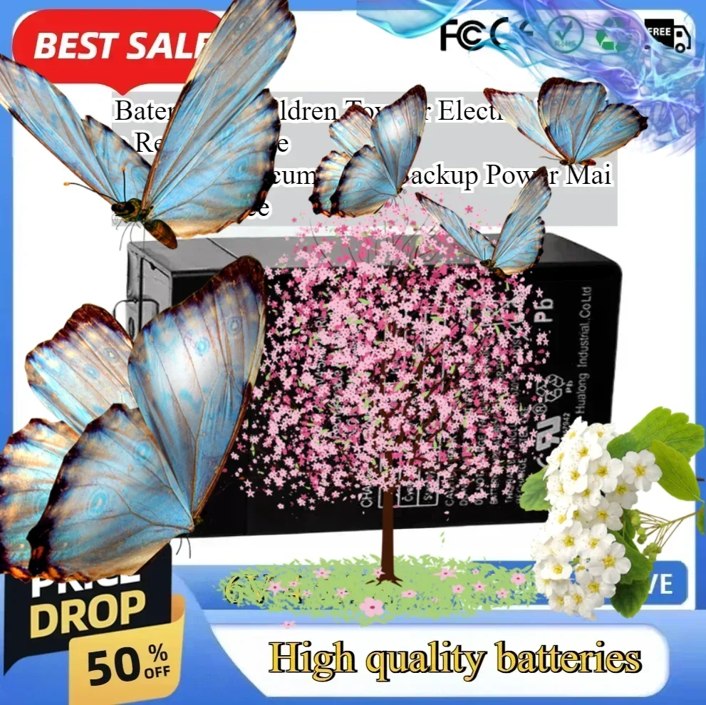 

6V 4.5AH Batery for Children Toy Car Electronic Scale Rechargeable Lead-acid Accumulator Backup Power Maintenance-free Bateria