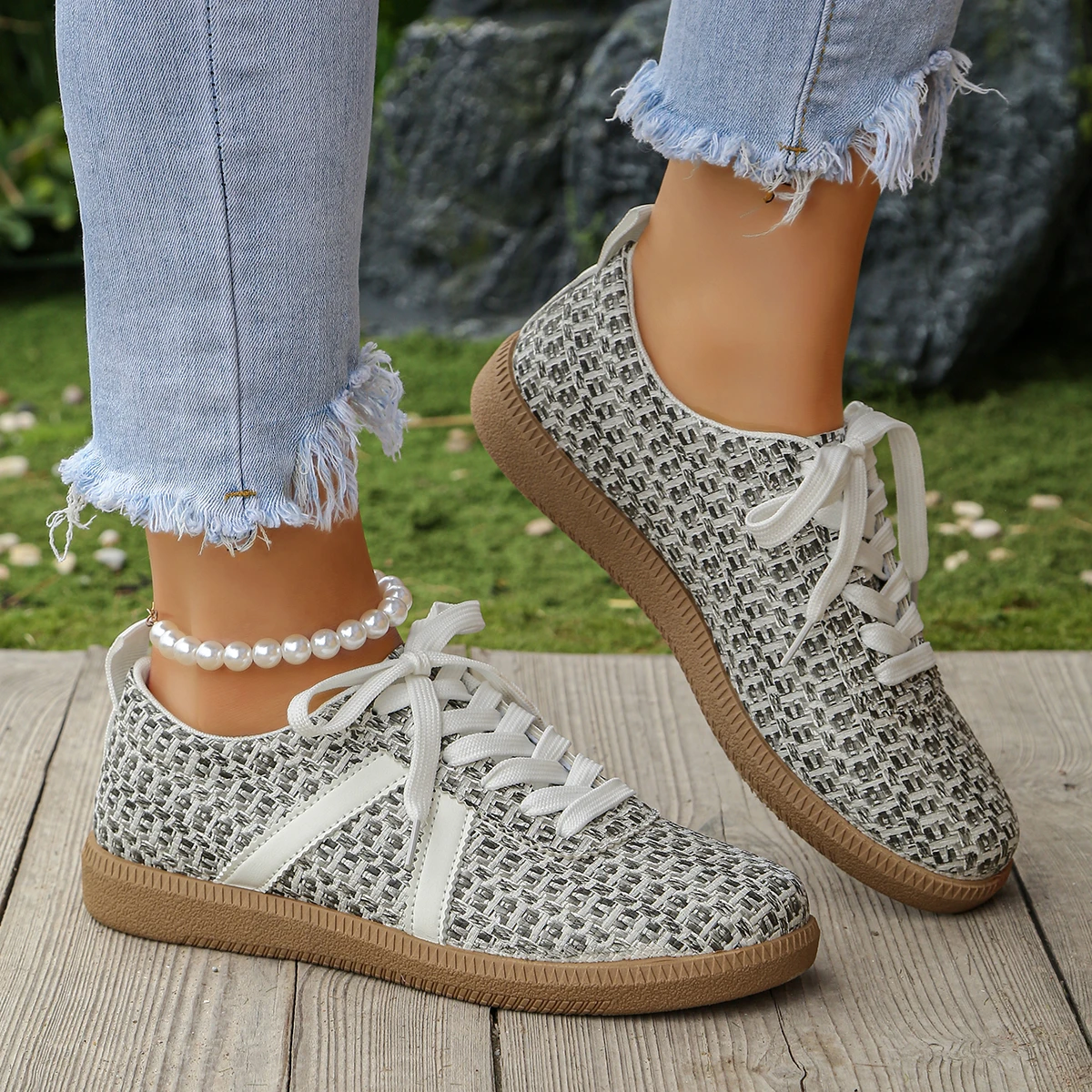 2026 new printed Forrest Gump shoes women's soft soled non slip flat shoes daily commuting casual shoes