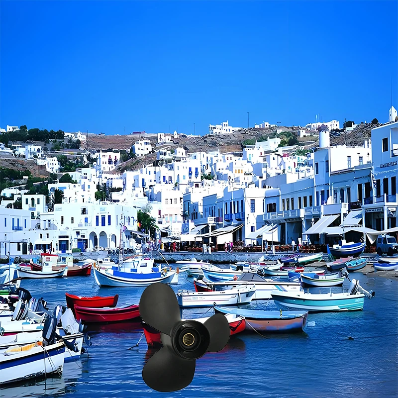 

Captain Aluminum Marine Boat Propeller 11.6x11 Fit Tohatsu Outboard Motor 35HP 40HP 50HP Propeller 3 Blades 13 Splines