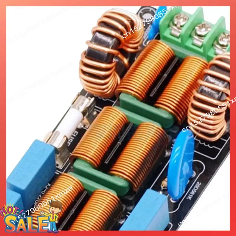 Filtro ABCL Filtro EMI Audio de cuatro niveles AC 220V Fuente de alimentación EMI 110V Modo diferencial Modo común Reglas de seguridad EMC FCC 4A