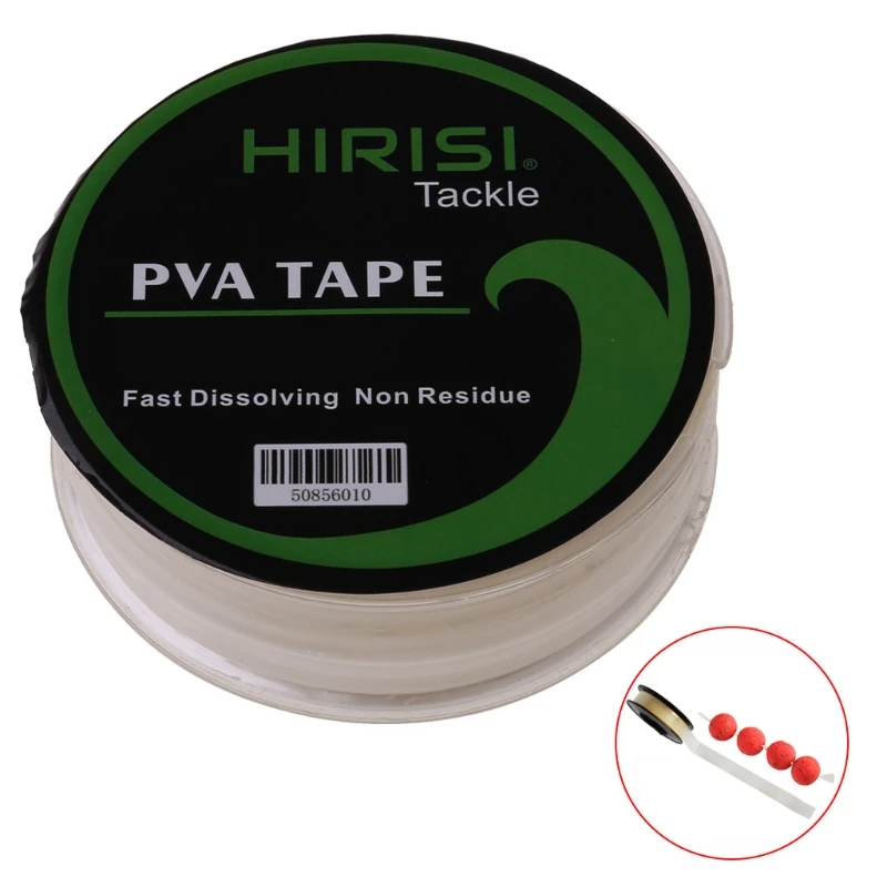 

PVA Tape for Fishing Feeder, Water Dissolve, 10mm x 20m, Quick Dissolve, Tackle Transp