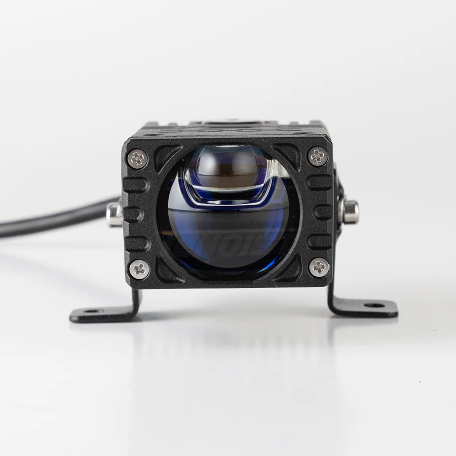 1.9 Inch Blue Lens High Low Beam LED Driving Head Grille Light With Mini Cooling Fan for Car SUV Offroad Motorcycle BUS 12-60V