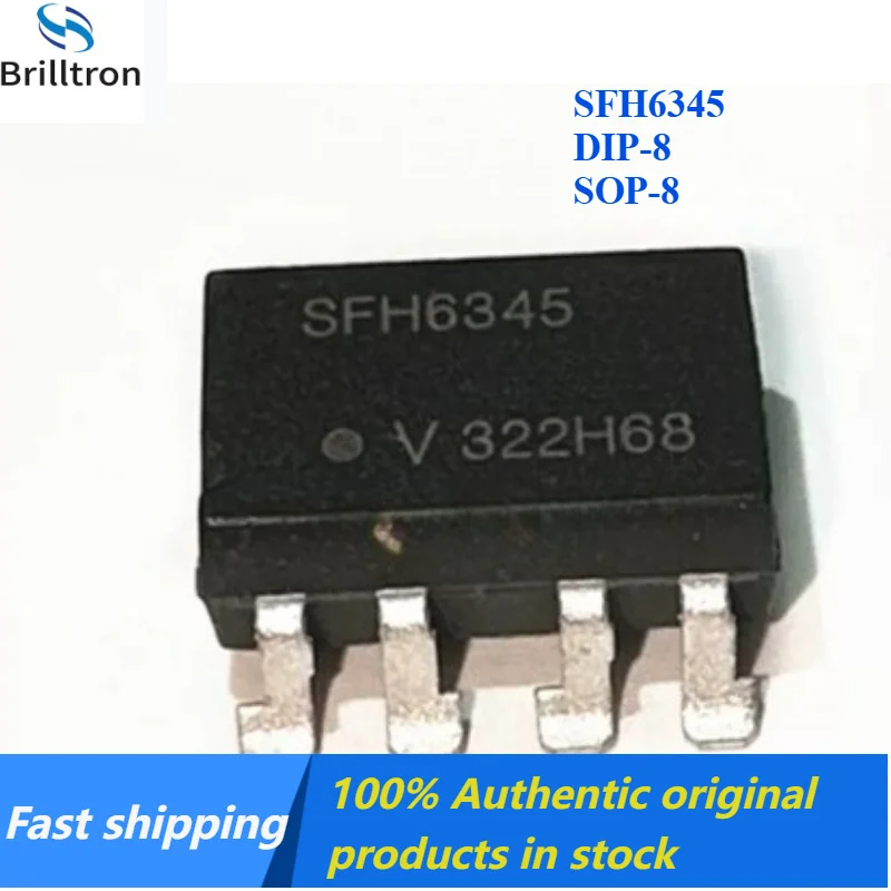 10-30PCS New  SFH6345 SFH6345-X017 SOP8 DIP-8  Brand New Original Stock Available, Fast Shipping.