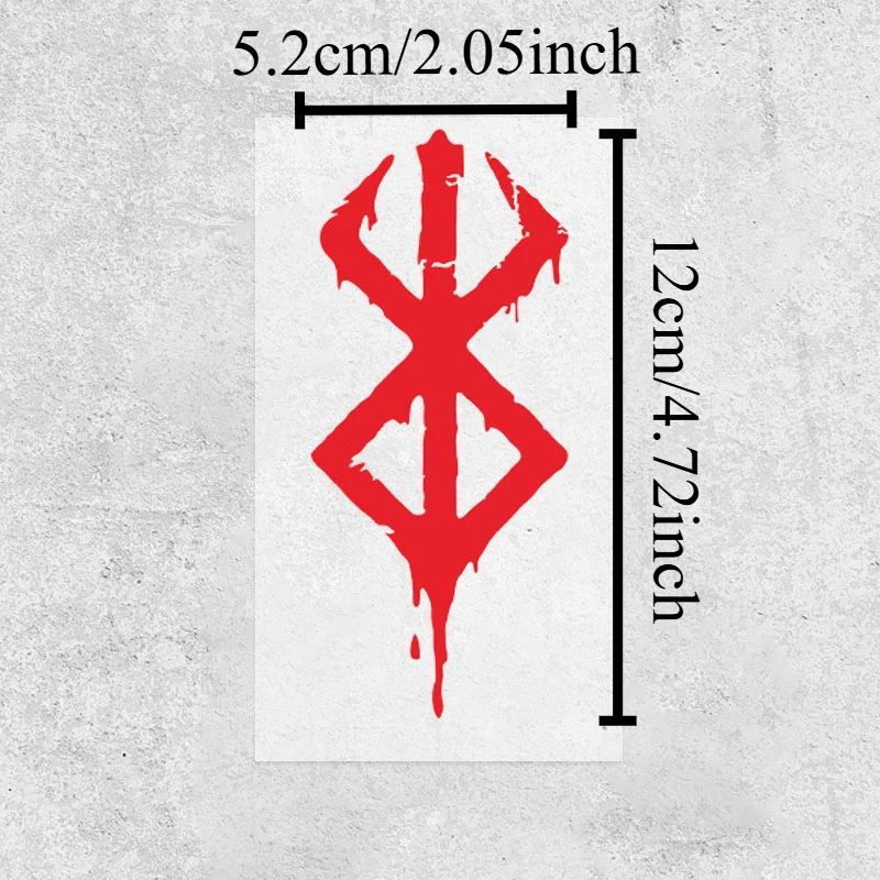 1PC Berserker Motorcycle Sticker Vinyl Decal for Motorbike Helmet Side Panel Car Window Electric Scooter Decoration image 6