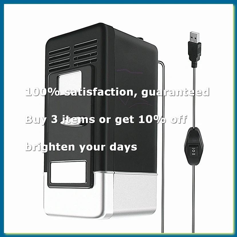 ●Usb Mini Fridge Cold Drop Shpping Freezer Usb Mini Fridge Small Portable Soda Mini Refrigerator For Car Black