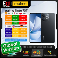 Global Version realme Note 70T Smartphone 6.75 inches 90Hz Screen 6000mAh Battery 13MP Al Camera Octa-core Chipset IP54