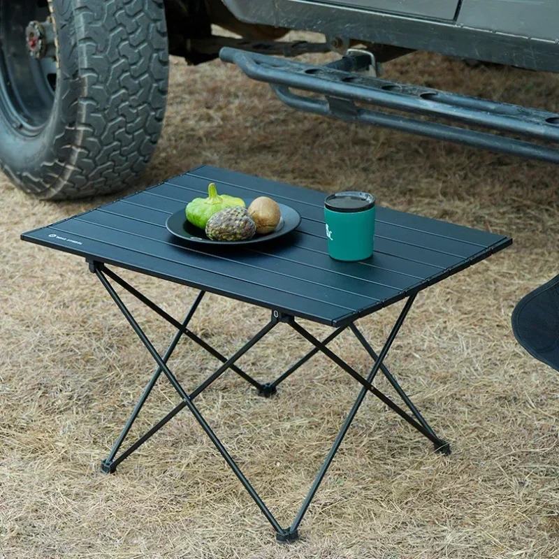 

Ultra Light Aluminum Alloy Outdoor Folding Table Portable Chicken Rolls Desk Camping Picnic Park Outing Fishing Equipment