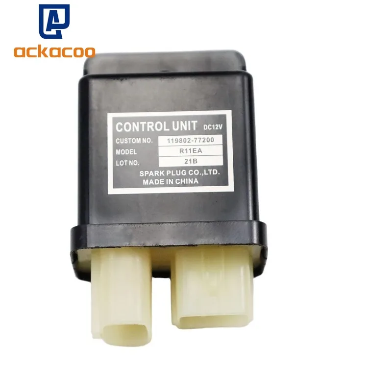 

DC12V R11EA Motor Safe Relay for NGK Spark Plug Yanmar Hitachi ZX-3 ZX14-3 ZX16-3 John Deere 17D 27D 35D 50D 17G 26G 11980277200