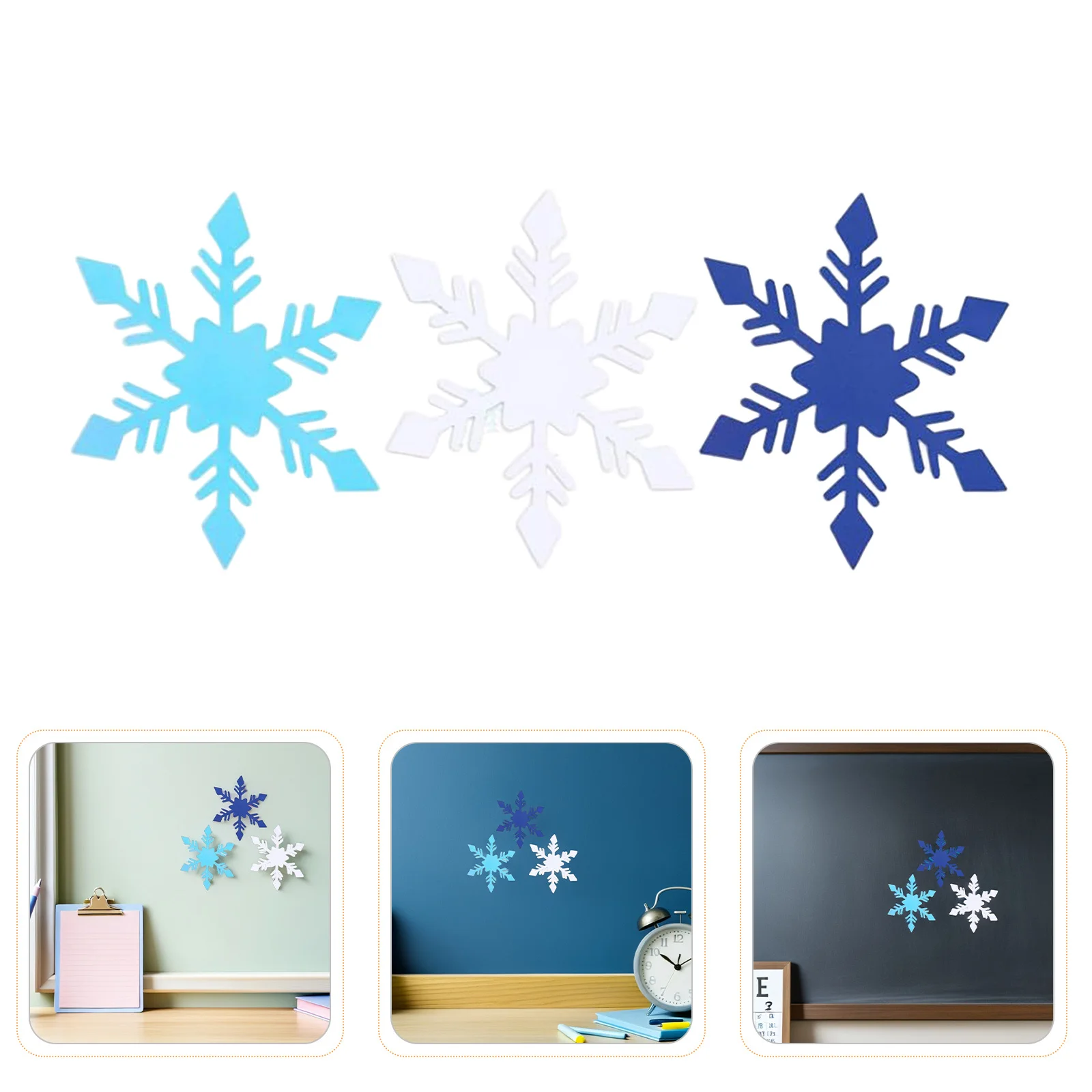 

1 Set 4-Inch Paper Cutouts Bulk Holiday Classroom Decor Winter Bulletin Board Crafts Christmas Party Supplies Craft Supplies,