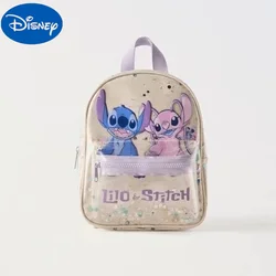 Disney Stitch Backpack Cute Cartoon Girl&Child Kindergarten Knapsack New Design Fashion Co Branding Shoulders Bag Holiday Gifts