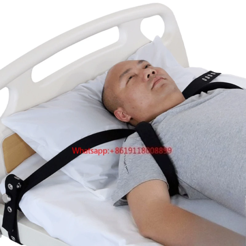 Looook Store Shoulder Bed Rest Magnetic Buckle Restraint Strap, Restlessness Fixation Strap, Psychiatric Nursing Strap