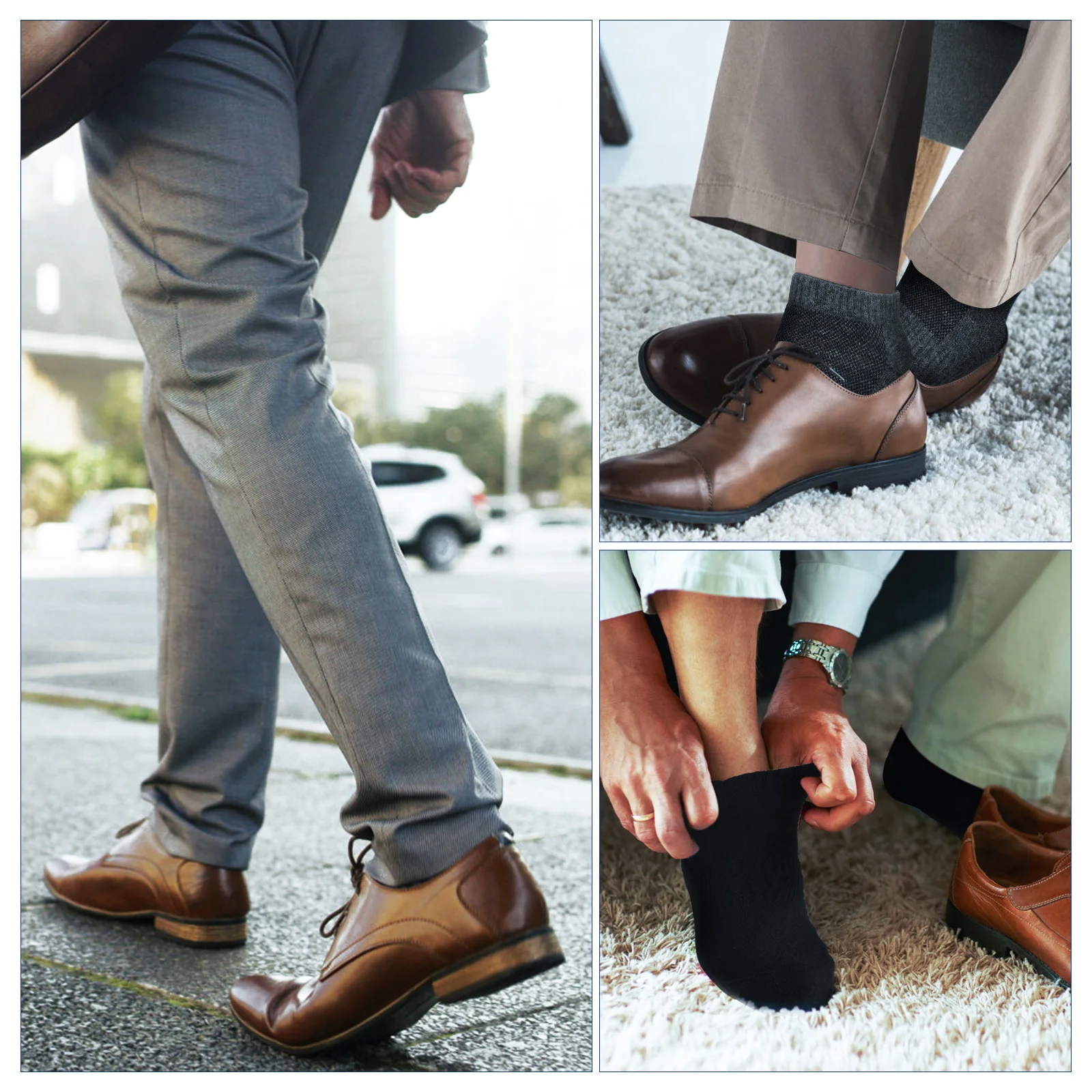 9Pairs Men Ankle Socks Sports Running Cotton Breathable Moisture Wicking Hiking Cycling Men Socks Male Running Sock