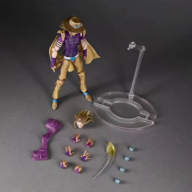 Figura de acción Jojo'S Bizarre Adventure Sbr bola de acero muñeca Anime Gyro Zeppeli modelo ornamento colección estatua niños juguete para regalo