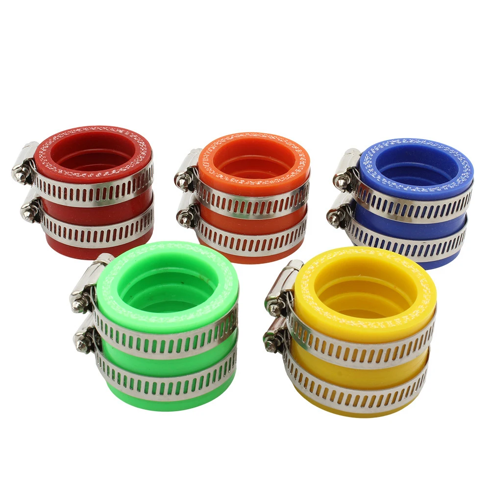 35/40/42/45mm Carburetor Adapter Interface Inlet Pipe Intake For Koso KSR OKO Keihin PWK Maikuni 21 24 26 28 30 32 34mm PE TM PZ image 2