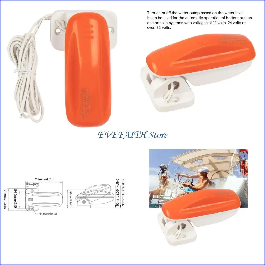 

124B Multiple Purpose DIRECT CURRENT Liquid Stage Transducer Automatic Effluent Structure for Boats Tanks Aquariums