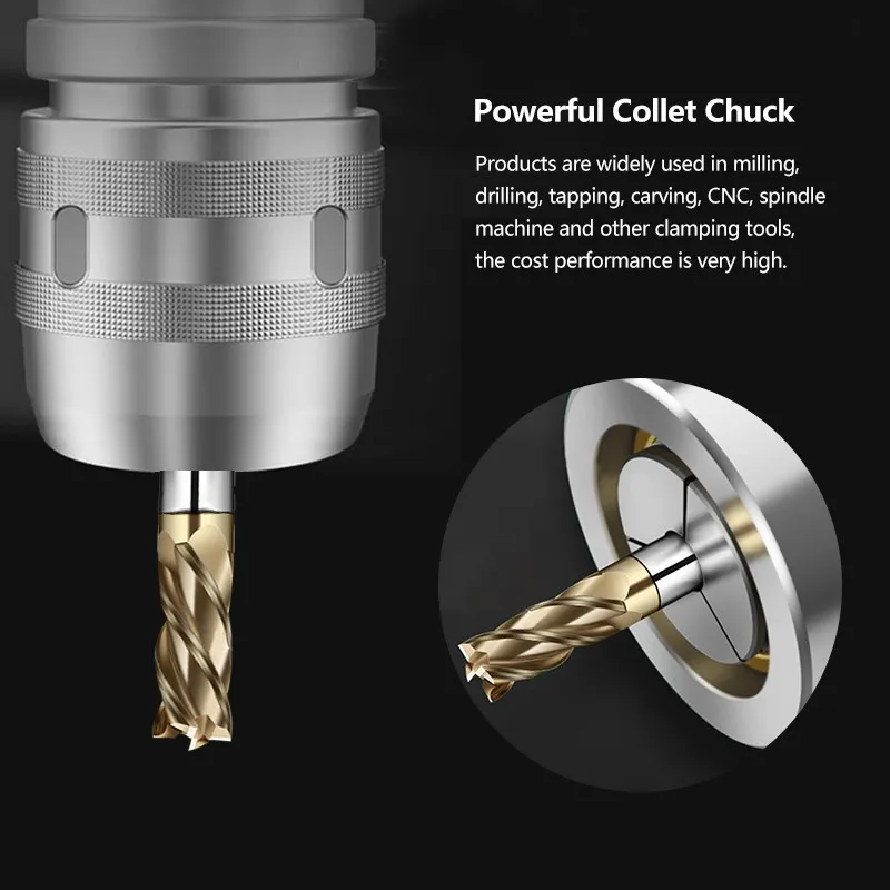 Collet Chuck BT30 BT40 SC C20 C32 Powerful Collet Milling Cutter Strong Power Collet Chuck Powerful Collet Chuck Tool