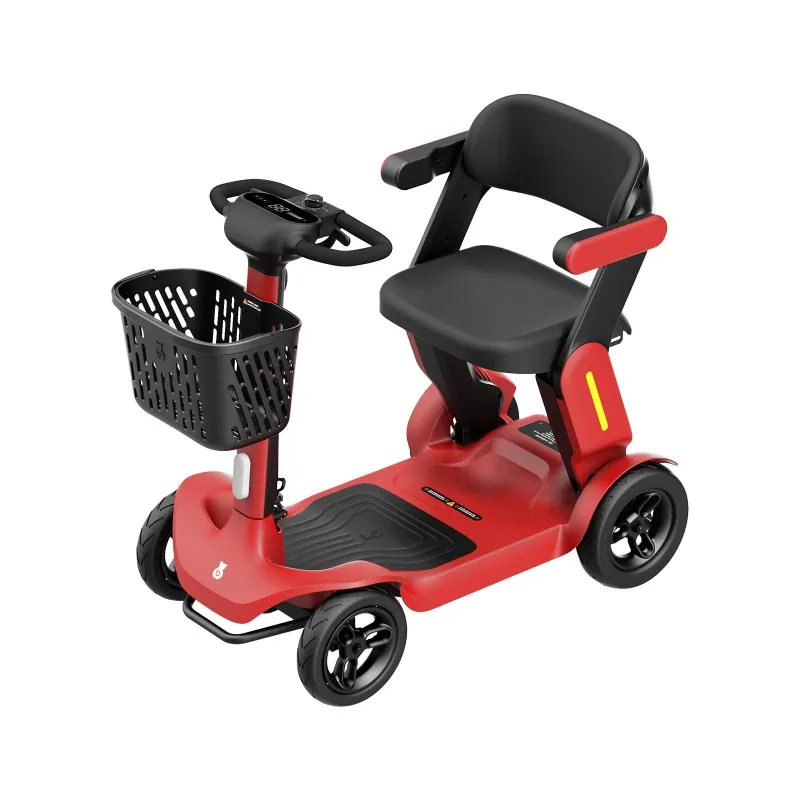 2026 Off-road Folded Electric 4 Wheels Mobility Scooter For Seniors Disabled