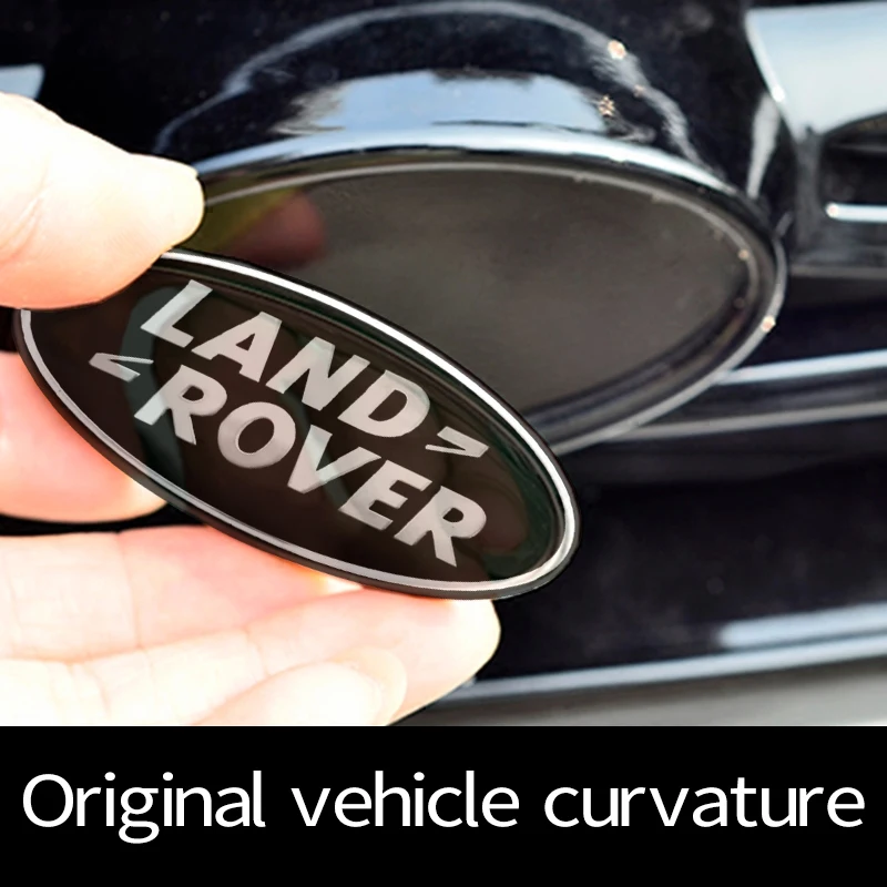 

ABS 10.4cm Car Front Grille Trunk Badge Stickers Valve Core For Land Rover Range Rover Evoque Discovery 3 4 Defender 4 Styling