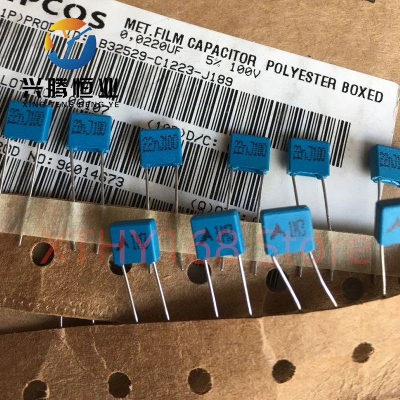 

50 шт. 0,022 мкФ 250 В 250 В 0,022 мкФ 223 22NF P5 пленочный конденсатор