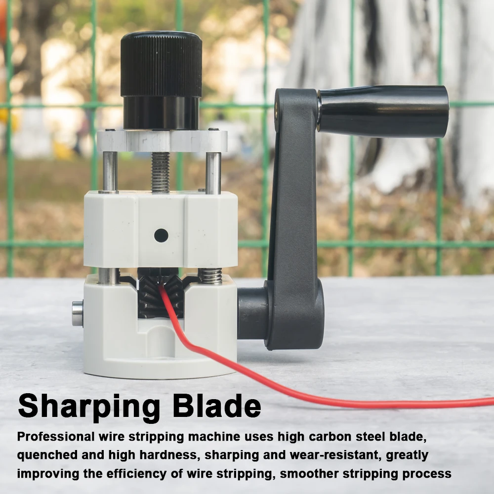 

Wire Stripper Manual Wire Stripping Tool 2-20mm Cable Electric Peeling Machine Hand Crank Support Use with Hand Electric Drill