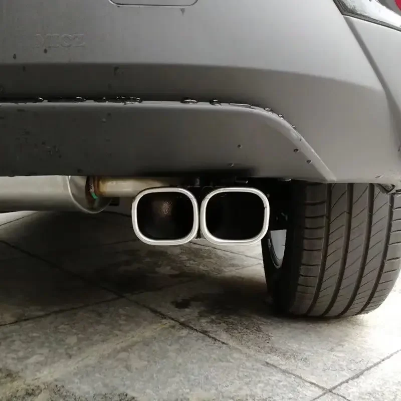 

Для Toyota C-HR CHR 2017-2022 Автомобильная задняя выхлопная труба из нержавеющей стали, глушитель, хвостовая трубка, автомобильные аксессуары, автозапчасти