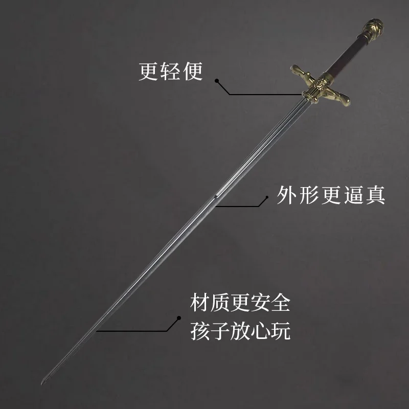 1:1 The Same Nasir Sword the A Storm of Swords Movie Devil Sword House Stark of Sewing needle Sword Cos Props Pu toys