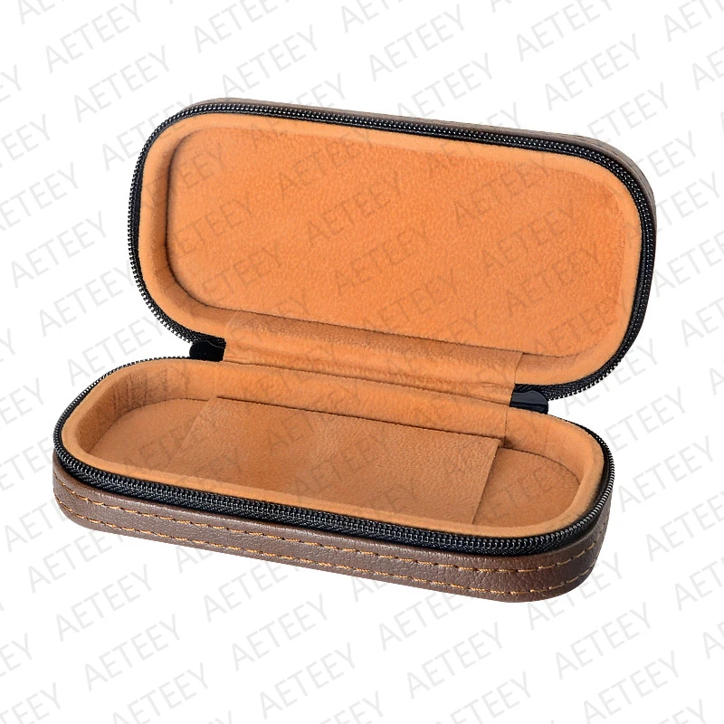 Watch Box Portable Watch Case Mini Small Watch Storage Tourist Zipper Bag Business Trip Watch Storage Bag Free Custom Logo Text